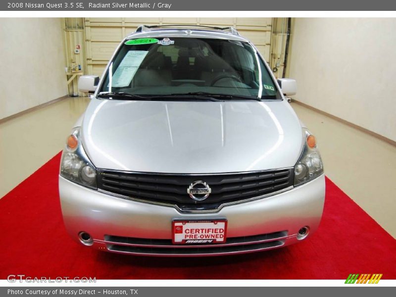 Radiant Silver Metallic / Gray 2008 Nissan Quest 3.5 SE