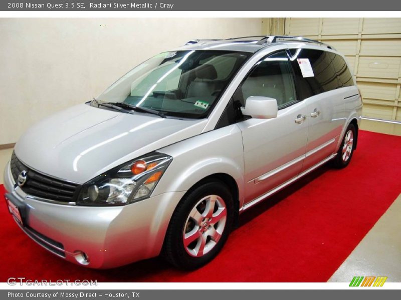 Radiant Silver Metallic / Gray 2008 Nissan Quest 3.5 SE