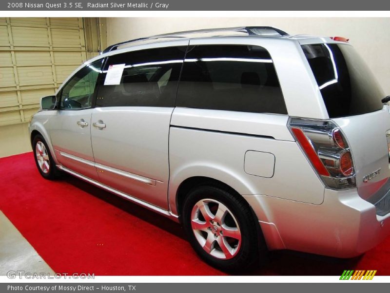 Radiant Silver Metallic / Gray 2008 Nissan Quest 3.5 SE