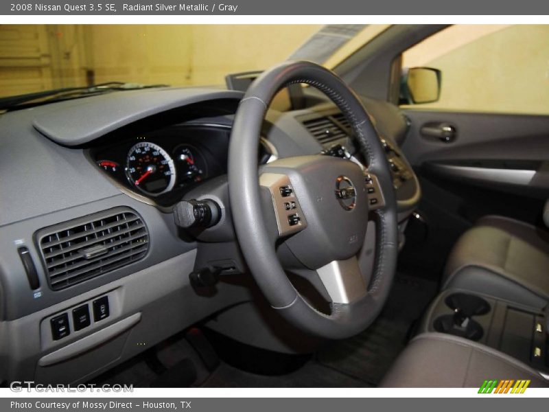 Radiant Silver Metallic / Gray 2008 Nissan Quest 3.5 SE