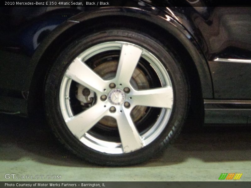 Black / Black 2010 Mercedes-Benz E 350 4Matic Sedan