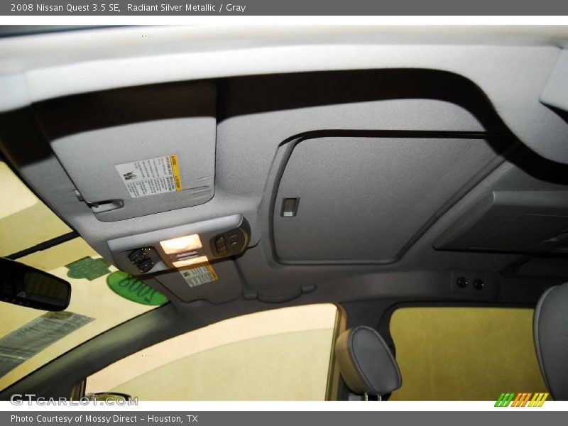 Radiant Silver Metallic / Gray 2008 Nissan Quest 3.5 SE
