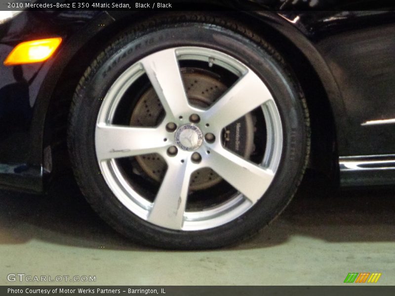 Black / Black 2010 Mercedes-Benz E 350 4Matic Sedan