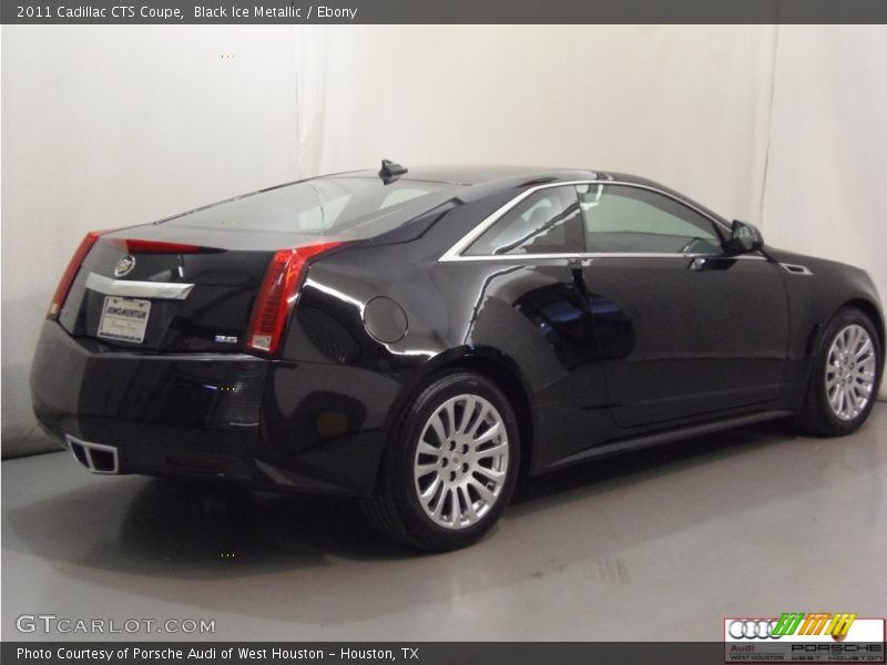 Black Ice Metallic / Ebony 2011 Cadillac CTS Coupe