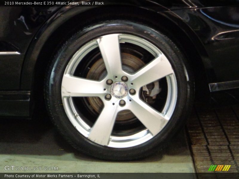 Black / Black 2010 Mercedes-Benz E 350 4Matic Sedan