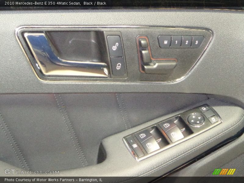 Black / Black 2010 Mercedes-Benz E 350 4Matic Sedan