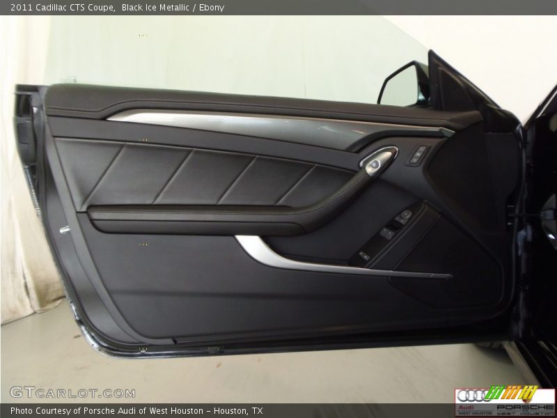 Black Ice Metallic / Ebony 2011 Cadillac CTS Coupe