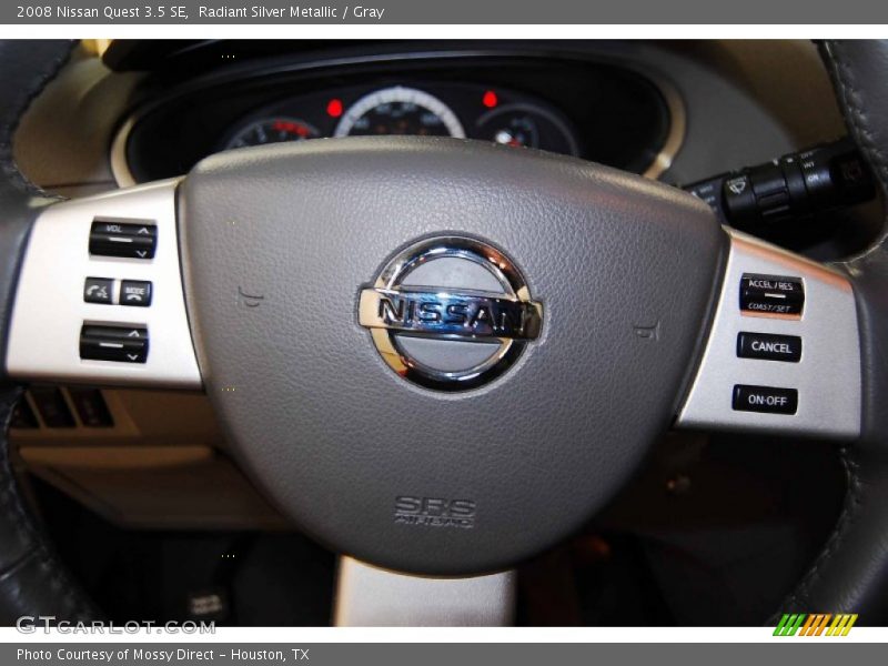 Radiant Silver Metallic / Gray 2008 Nissan Quest 3.5 SE