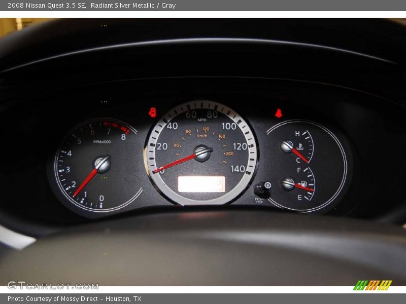 Radiant Silver Metallic / Gray 2008 Nissan Quest 3.5 SE