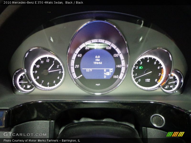Black / Black 2010 Mercedes-Benz E 350 4Matic Sedan