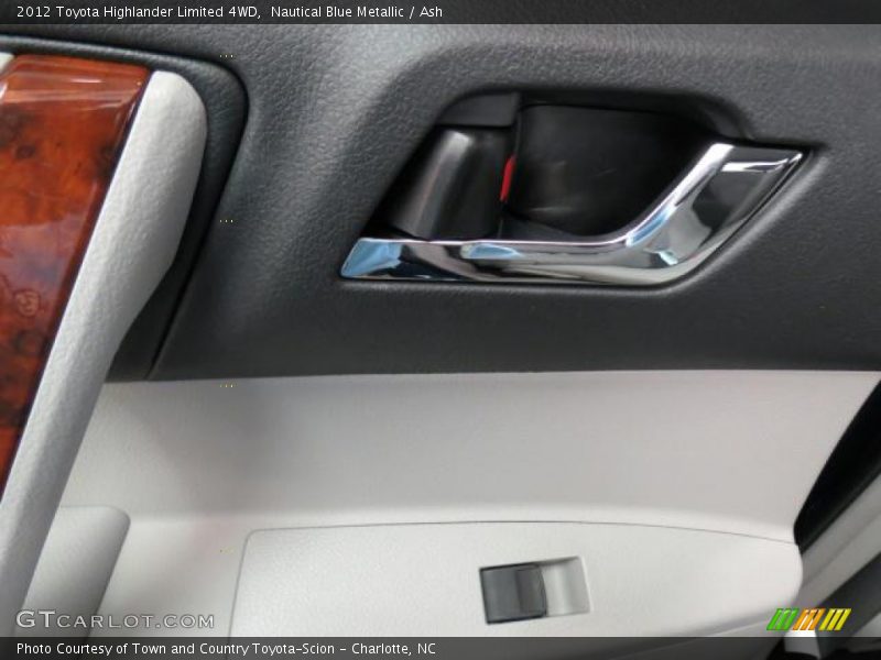 Nautical Blue Metallic / Ash 2012 Toyota Highlander Limited 4WD