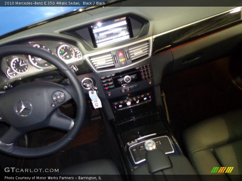 Black / Black 2010 Mercedes-Benz E 350 4Matic Sedan