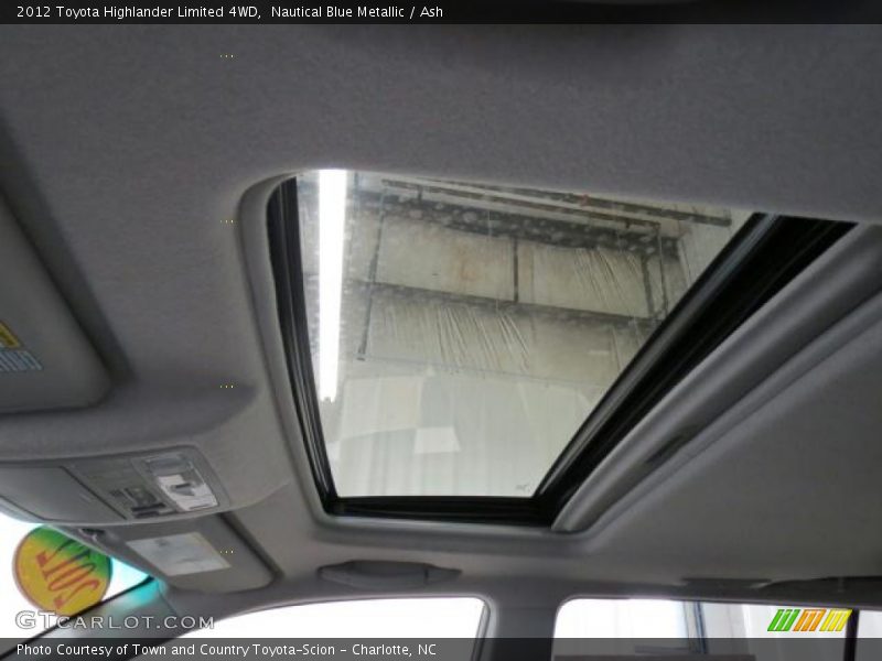 Nautical Blue Metallic / Ash 2012 Toyota Highlander Limited 4WD