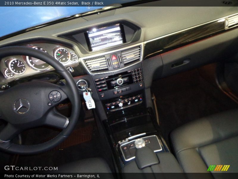 Black / Black 2010 Mercedes-Benz E 350 4Matic Sedan