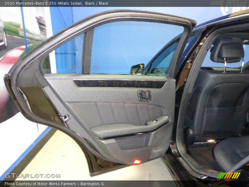 Black / Black 2010 Mercedes-Benz E 350 4Matic Sedan