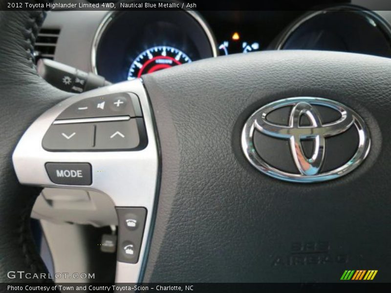 Nautical Blue Metallic / Ash 2012 Toyota Highlander Limited 4WD