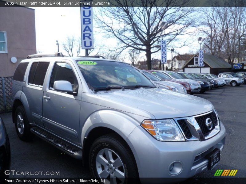 Silver Lightning / Graphite 2009 Nissan Pathfinder SE 4x4