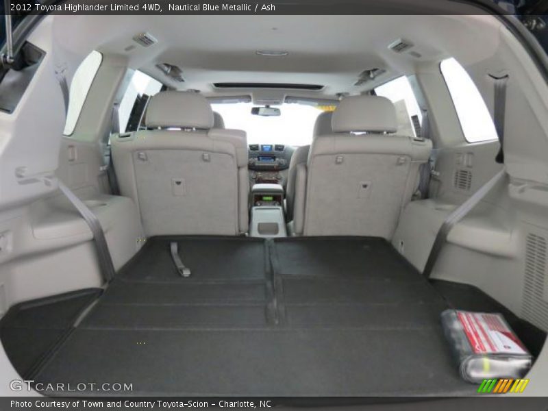 Nautical Blue Metallic / Ash 2012 Toyota Highlander Limited 4WD