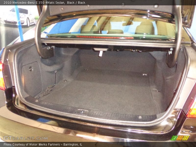 Black / Black 2010 Mercedes-Benz E 350 4Matic Sedan