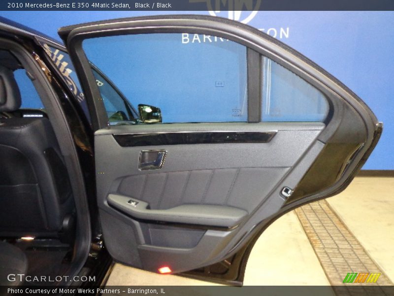 Black / Black 2010 Mercedes-Benz E 350 4Matic Sedan