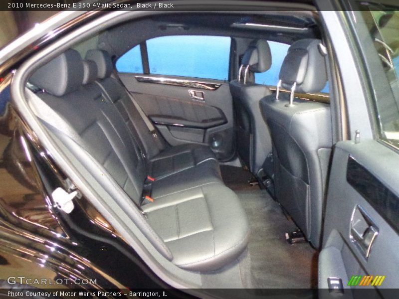 Black / Black 2010 Mercedes-Benz E 350 4Matic Sedan