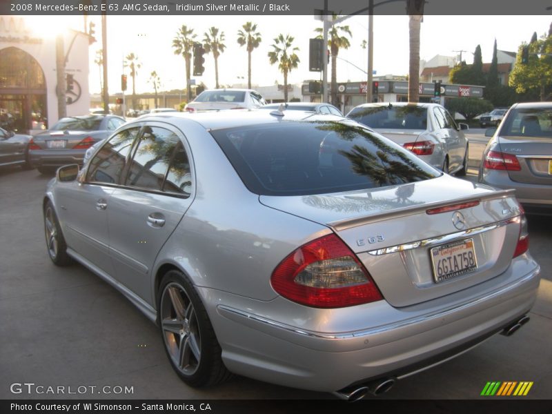 Iridium Silver Metallic / Black 2008 Mercedes-Benz E 63 AMG Sedan
