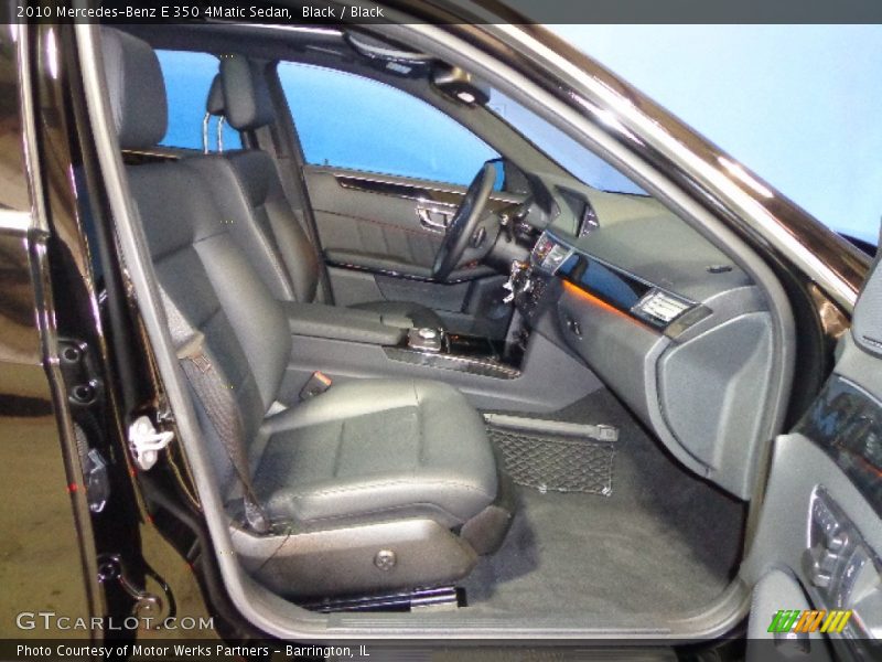 Black / Black 2010 Mercedes-Benz E 350 4Matic Sedan