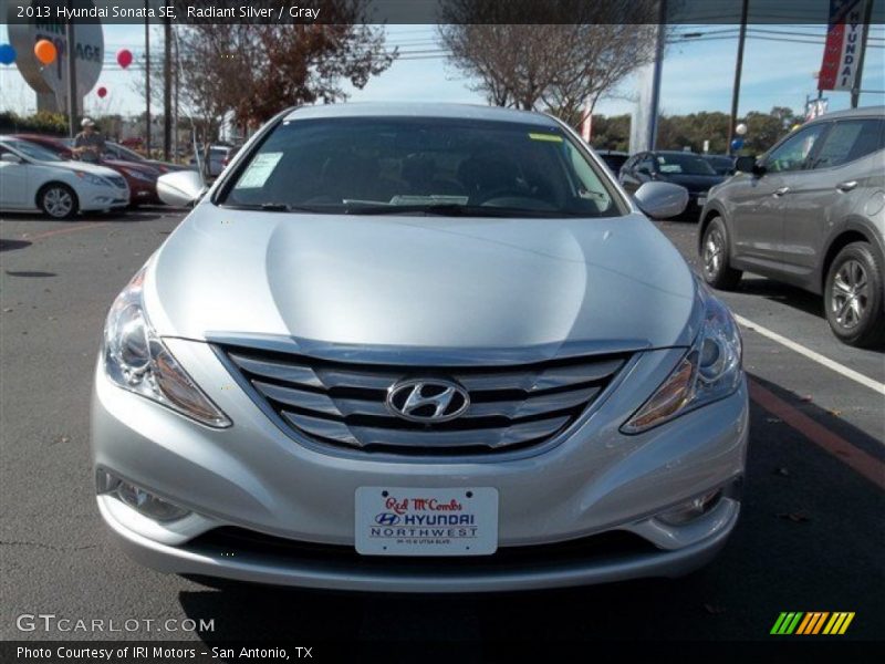 Radiant Silver / Gray 2013 Hyundai Sonata SE