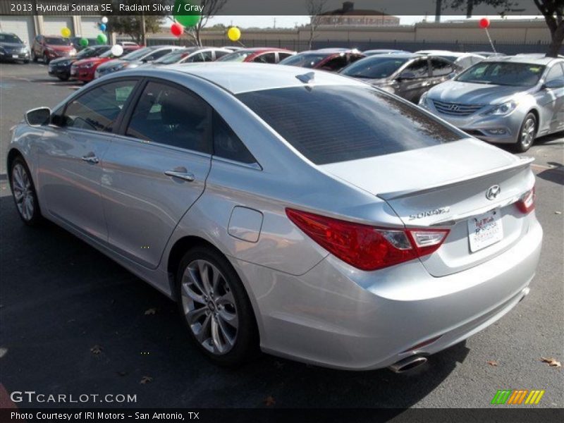 Radiant Silver / Gray 2013 Hyundai Sonata SE