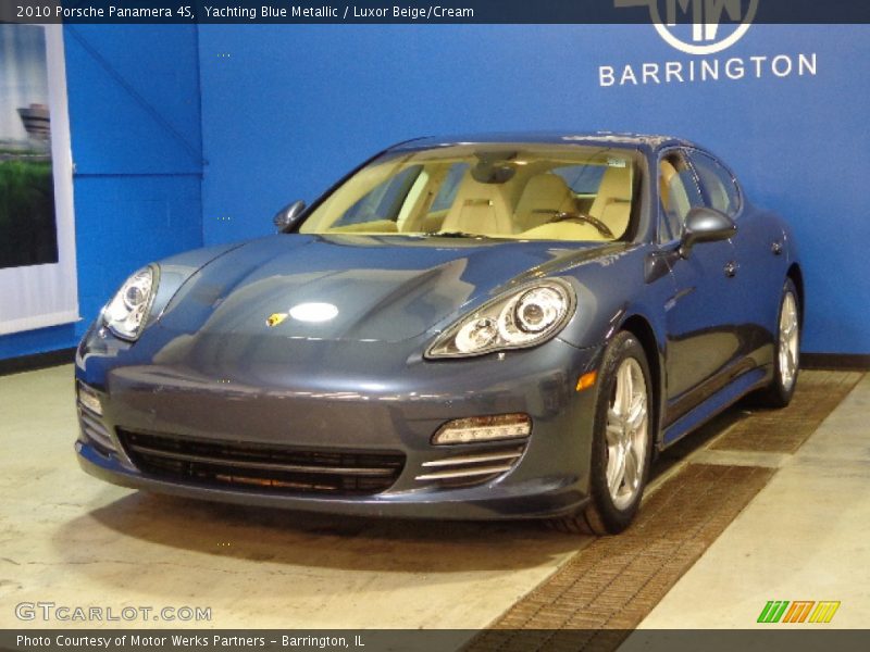 Yachting Blue Metallic / Luxor Beige/Cream 2010 Porsche Panamera 4S