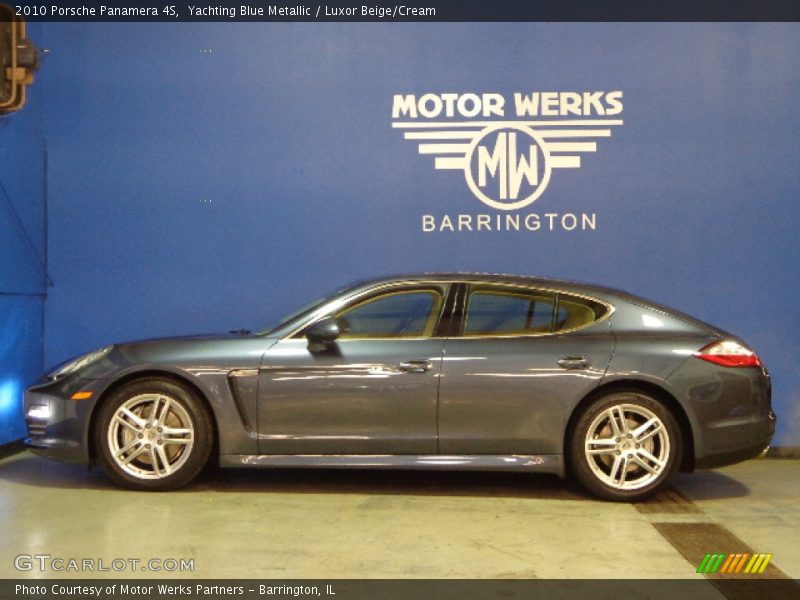Yachting Blue Metallic / Luxor Beige/Cream 2010 Porsche Panamera 4S