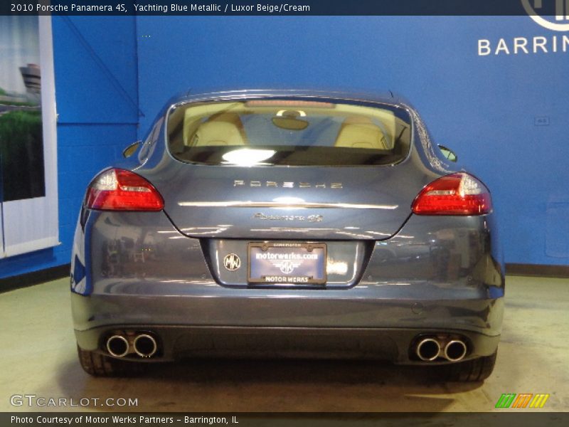 Yachting Blue Metallic / Luxor Beige/Cream 2010 Porsche Panamera 4S