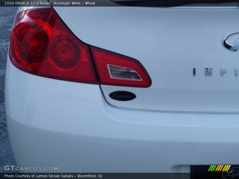 Moonlight White / Wheat 2009 Infiniti G 37 x Sedan