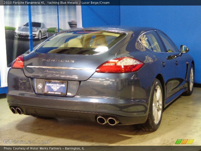 Yachting Blue Metallic / Luxor Beige/Cream 2010 Porsche Panamera 4S