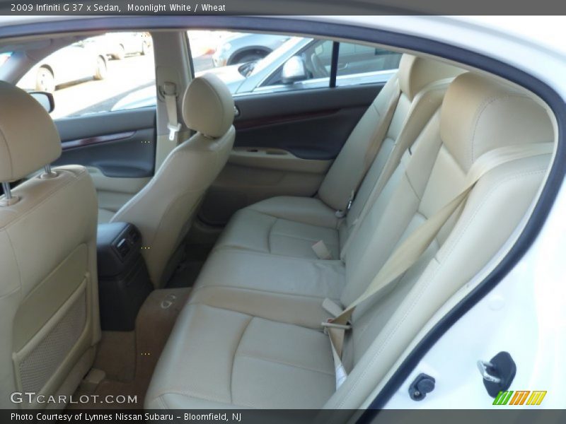 Moonlight White / Wheat 2009 Infiniti G 37 x Sedan