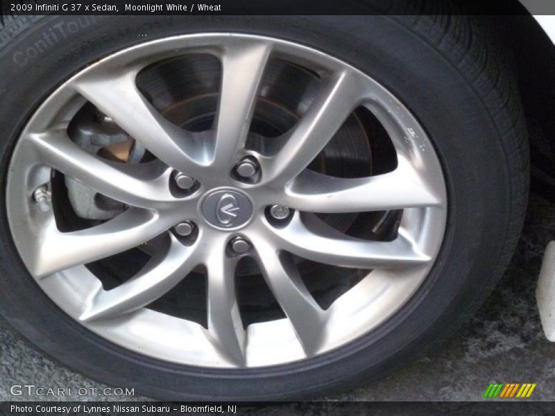 Moonlight White / Wheat 2009 Infiniti G 37 x Sedan