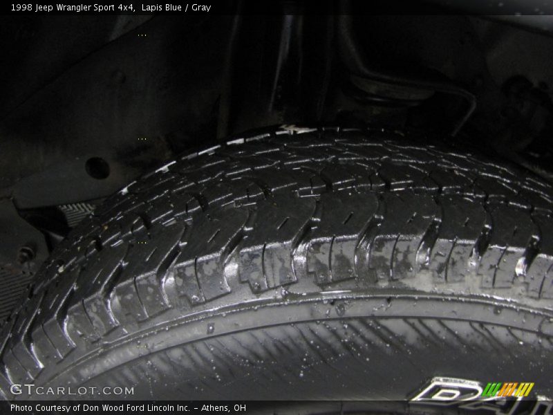 Lapis Blue / Gray 1998 Jeep Wrangler Sport 4x4