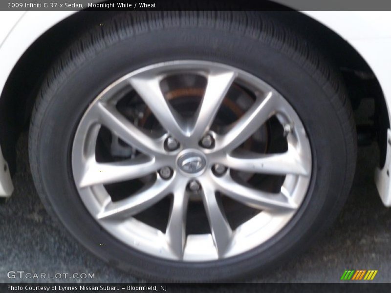 Moonlight White / Wheat 2009 Infiniti G 37 x Sedan