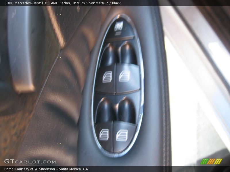 Iridium Silver Metallic / Black 2008 Mercedes-Benz E 63 AMG Sedan