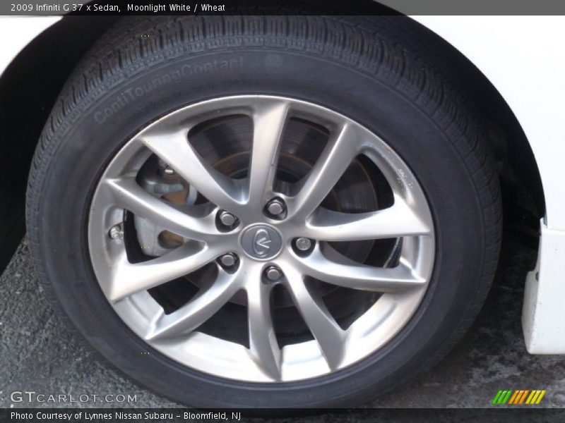 Moonlight White / Wheat 2009 Infiniti G 37 x Sedan