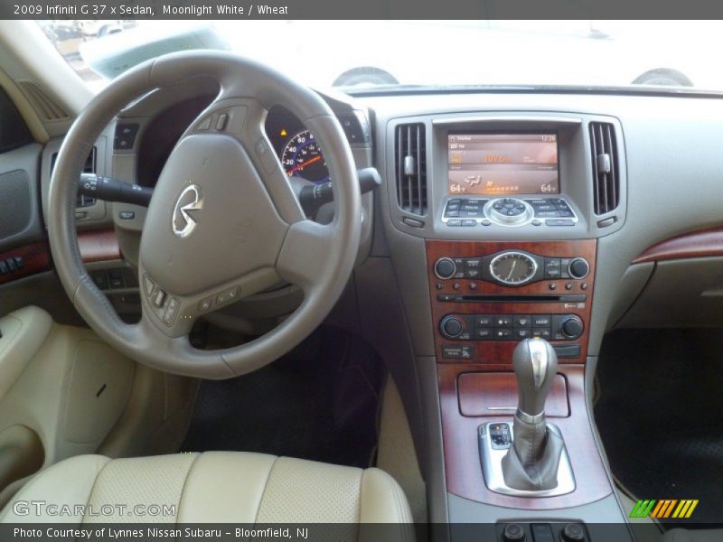 Moonlight White / Wheat 2009 Infiniti G 37 x Sedan
