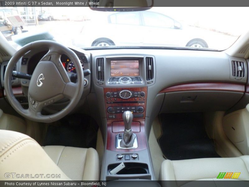 Moonlight White / Wheat 2009 Infiniti G 37 x Sedan