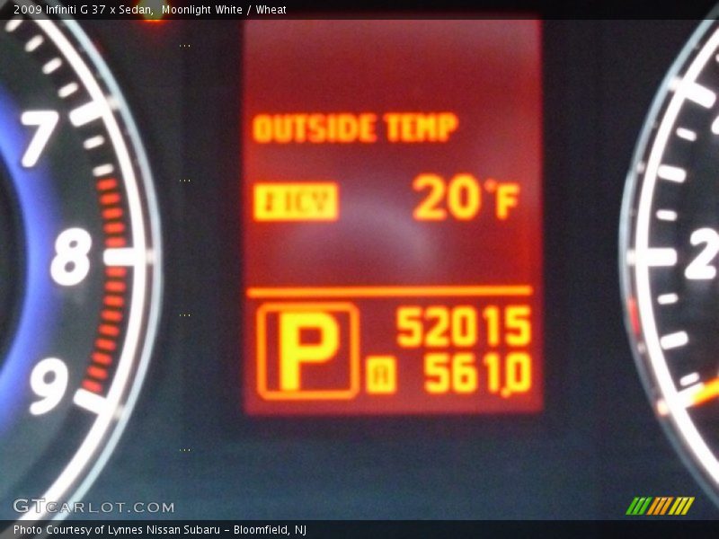Moonlight White / Wheat 2009 Infiniti G 37 x Sedan