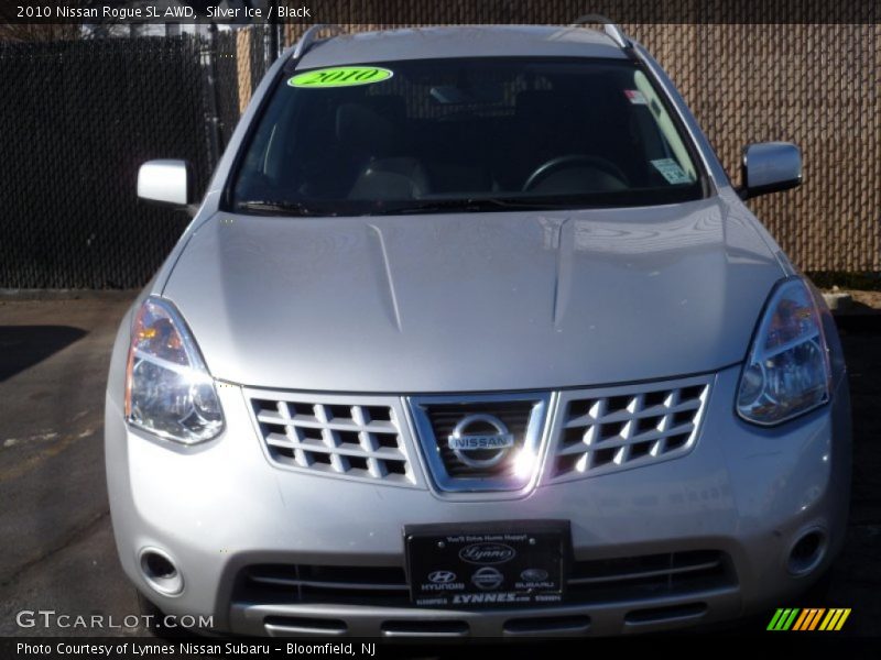 Silver Ice / Black 2010 Nissan Rogue SL AWD