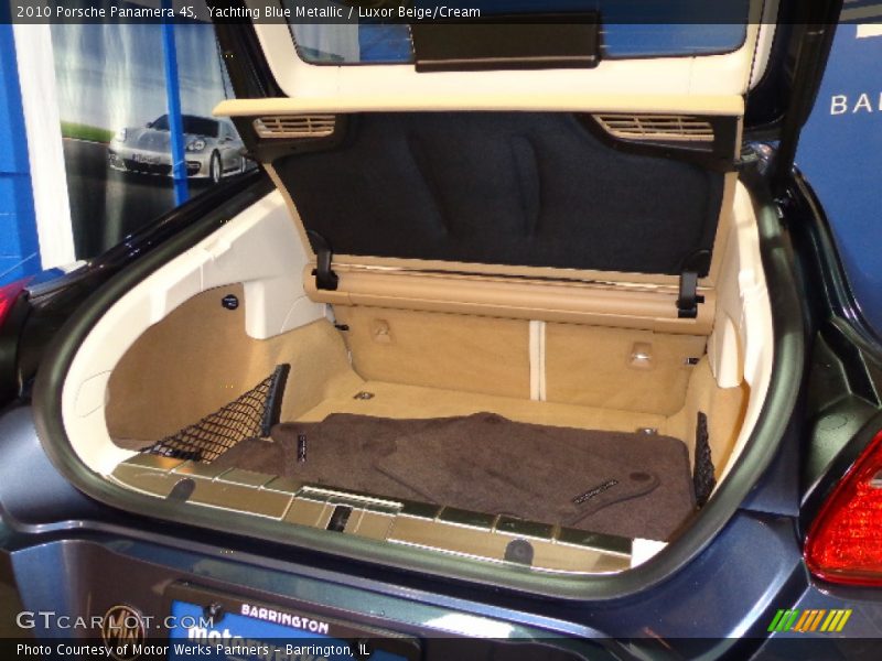Yachting Blue Metallic / Luxor Beige/Cream 2010 Porsche Panamera 4S