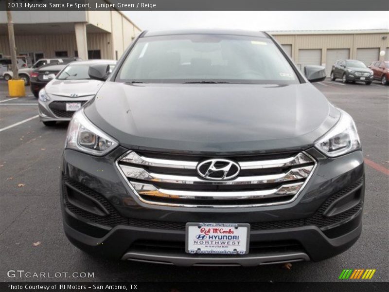Juniper Green / Beige 2013 Hyundai Santa Fe Sport