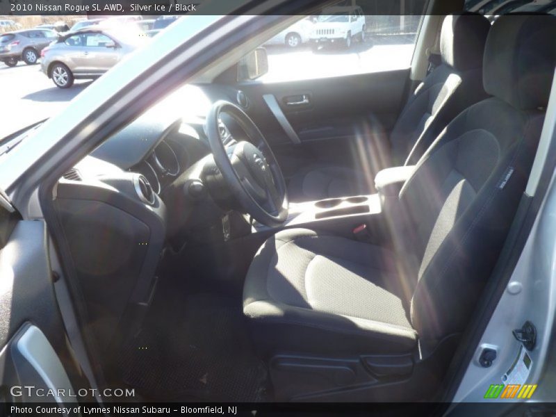 Silver Ice / Black 2010 Nissan Rogue SL AWD