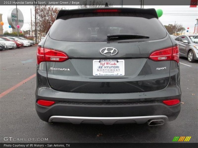 Juniper Green / Beige 2013 Hyundai Santa Fe Sport