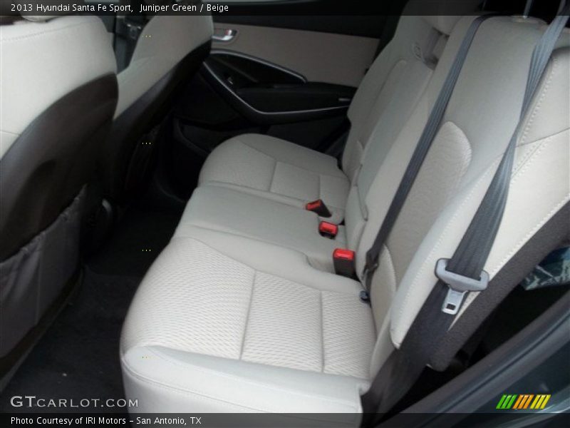 Rear Seat of 2013 Santa Fe Sport