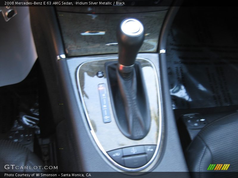 Iridium Silver Metallic / Black 2008 Mercedes-Benz E 63 AMG Sedan
